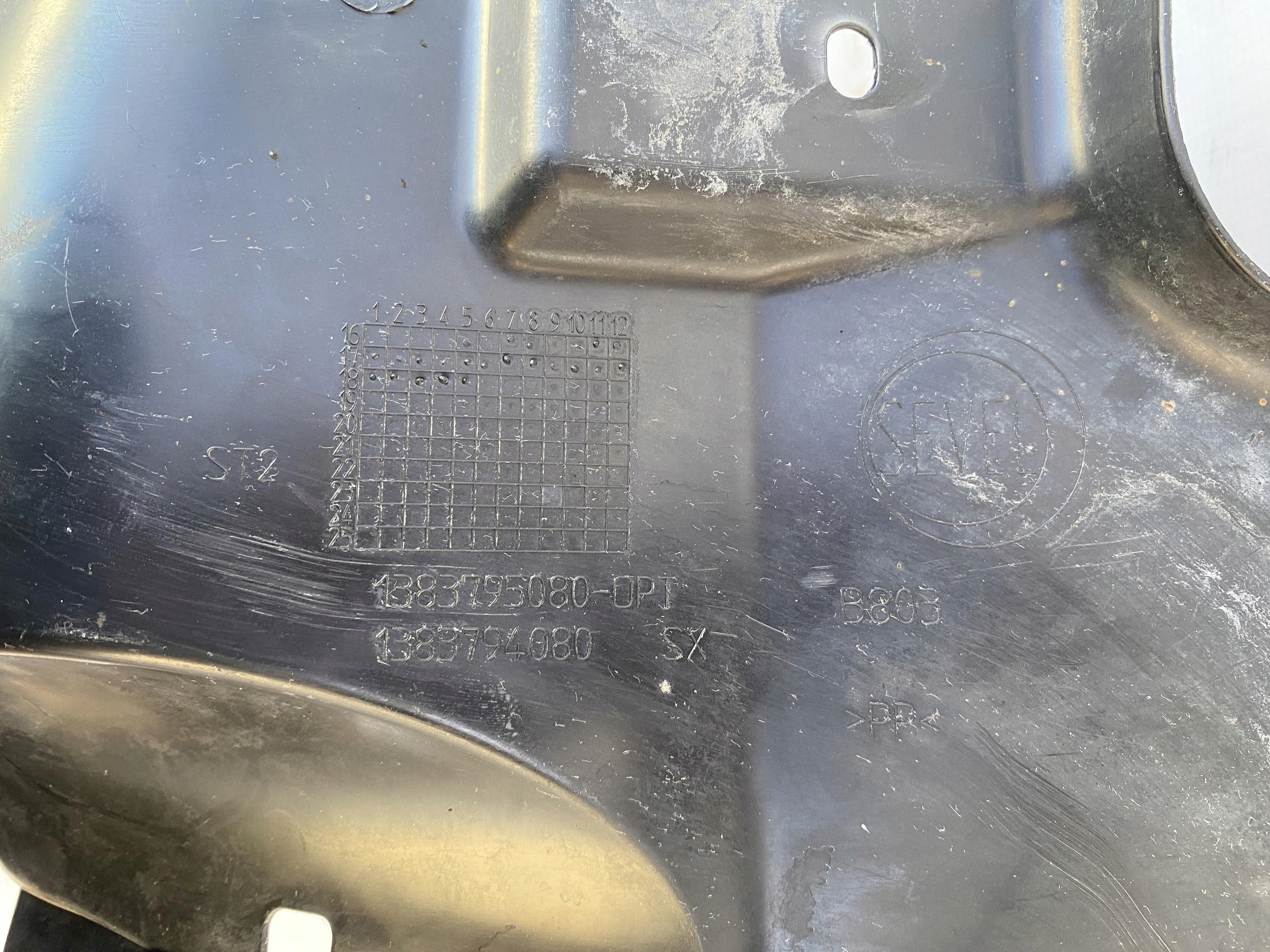 DUCATO JUMPER BOXER 17- mudguard front left front left ORYGINALNE