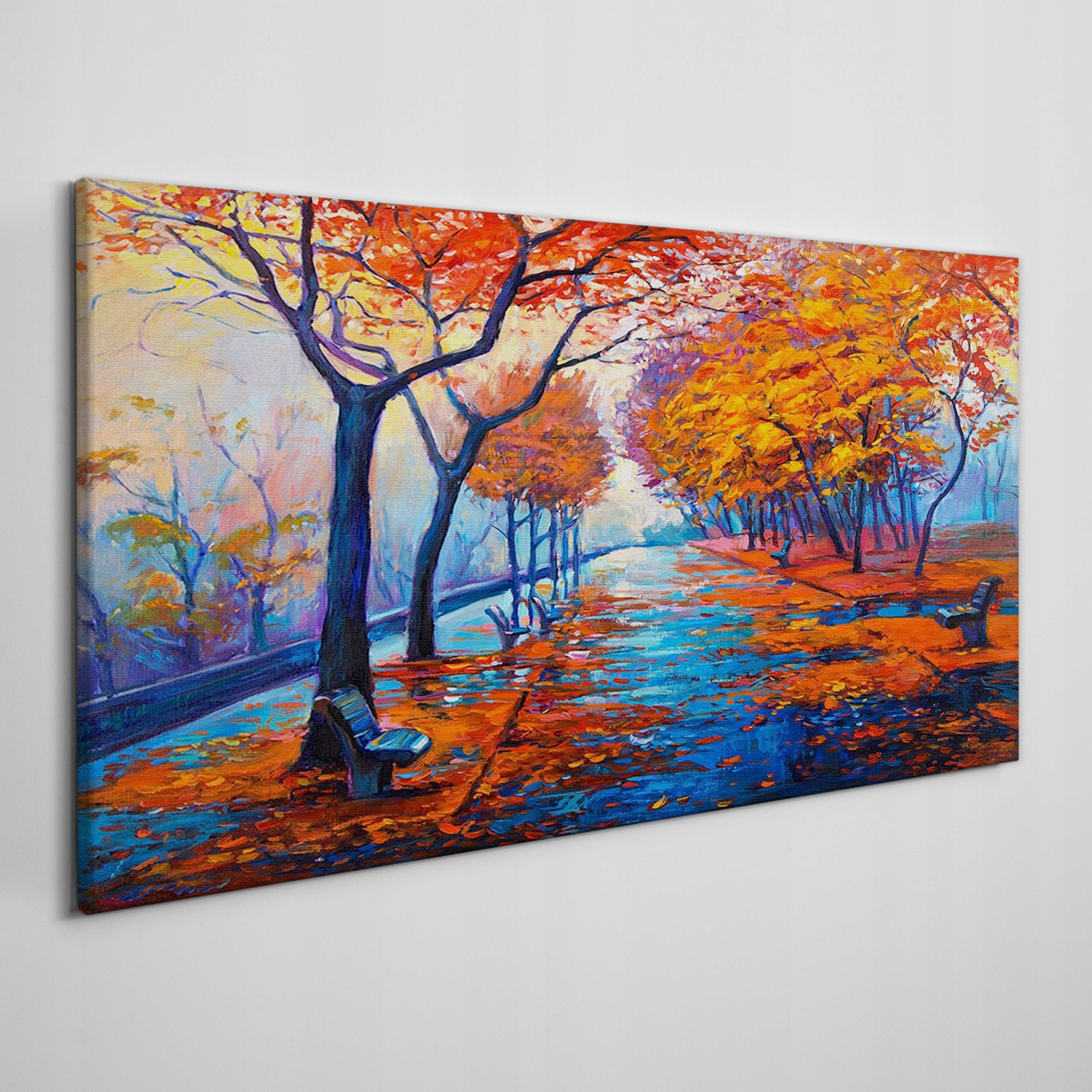 

Obraz na ramie płótno Park drzewa jesień 120x60 cm