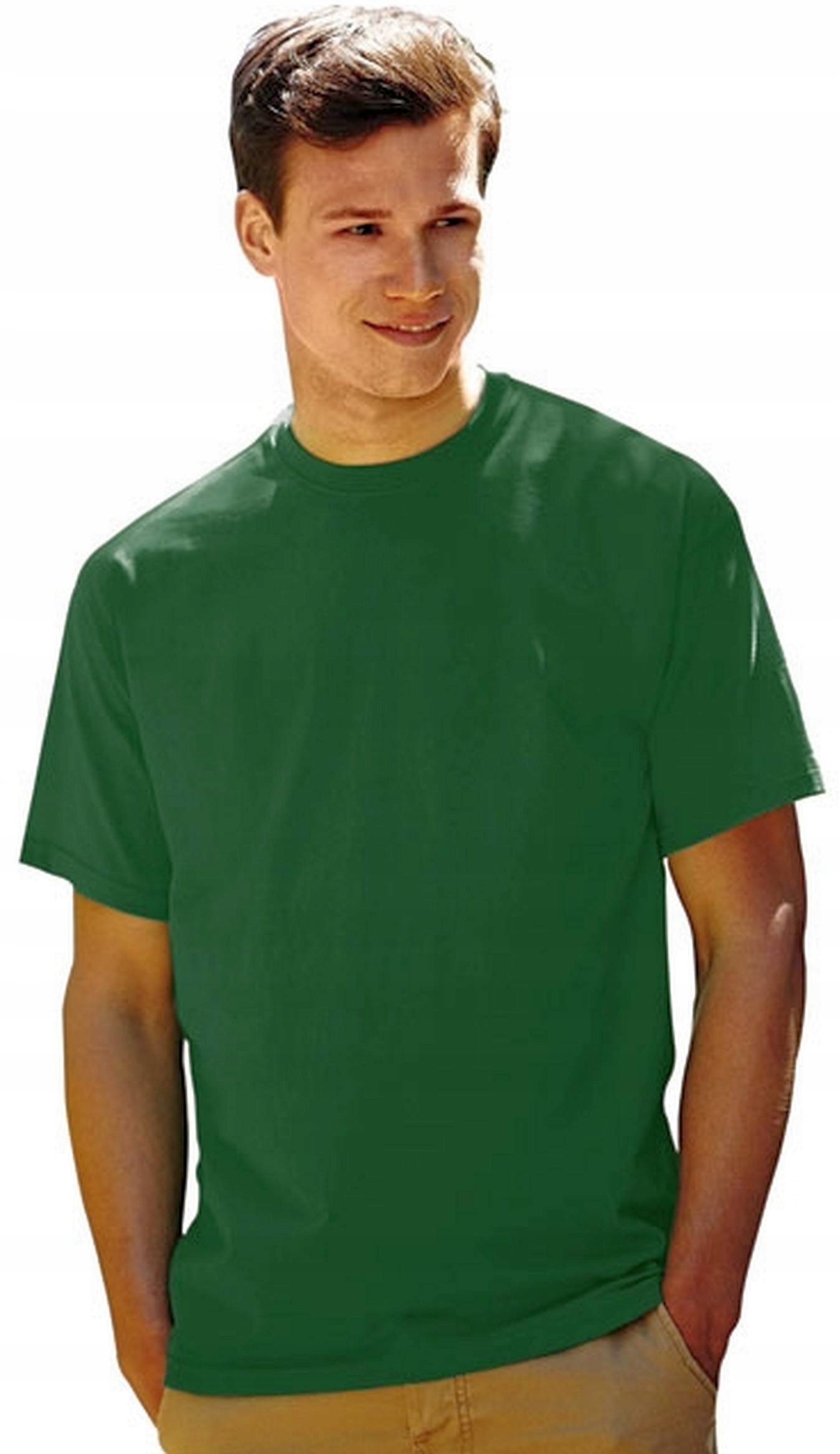 

Koszulka T-shirt Fruit of the Loom Bottle Green XL