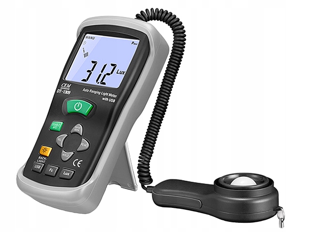 Luxometr měřič úrovně světla s Usb rozhraním Cem DT-1309