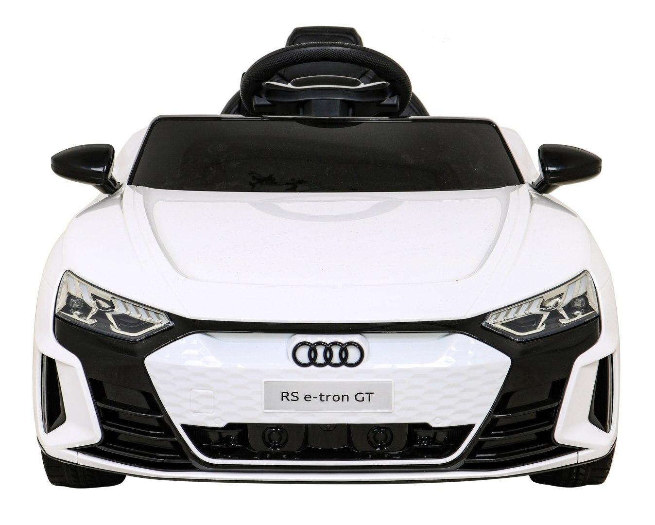 Audi Rs E-Tron Gt na akumulator Biały Pilot Napęd 4x4 Radio MP3 Led