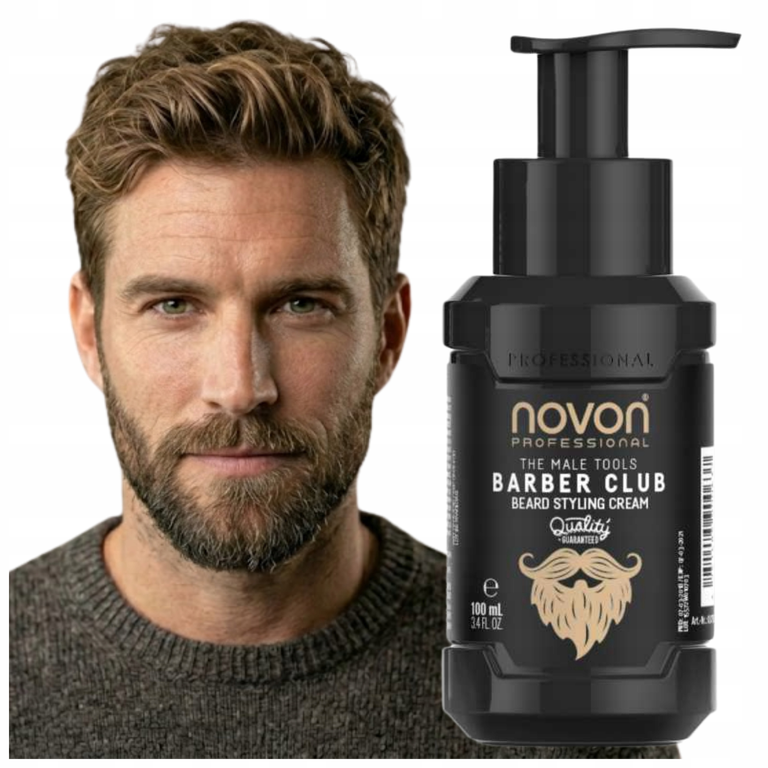 Stylingový krém na vousy Novon Professional Beard Styling Cream 100 ml
