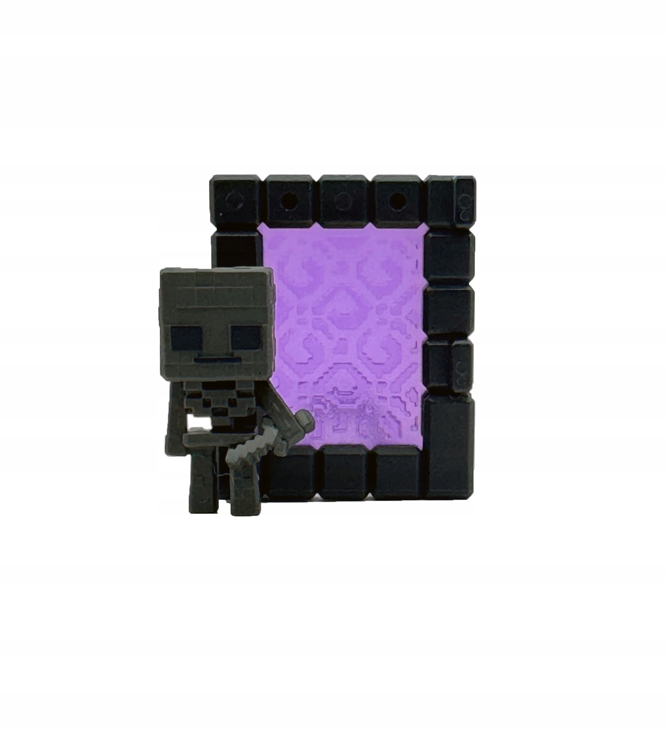 Figurka NETHERPORTAL WITHER SKELETON Minecraft Kinder Joy VC326