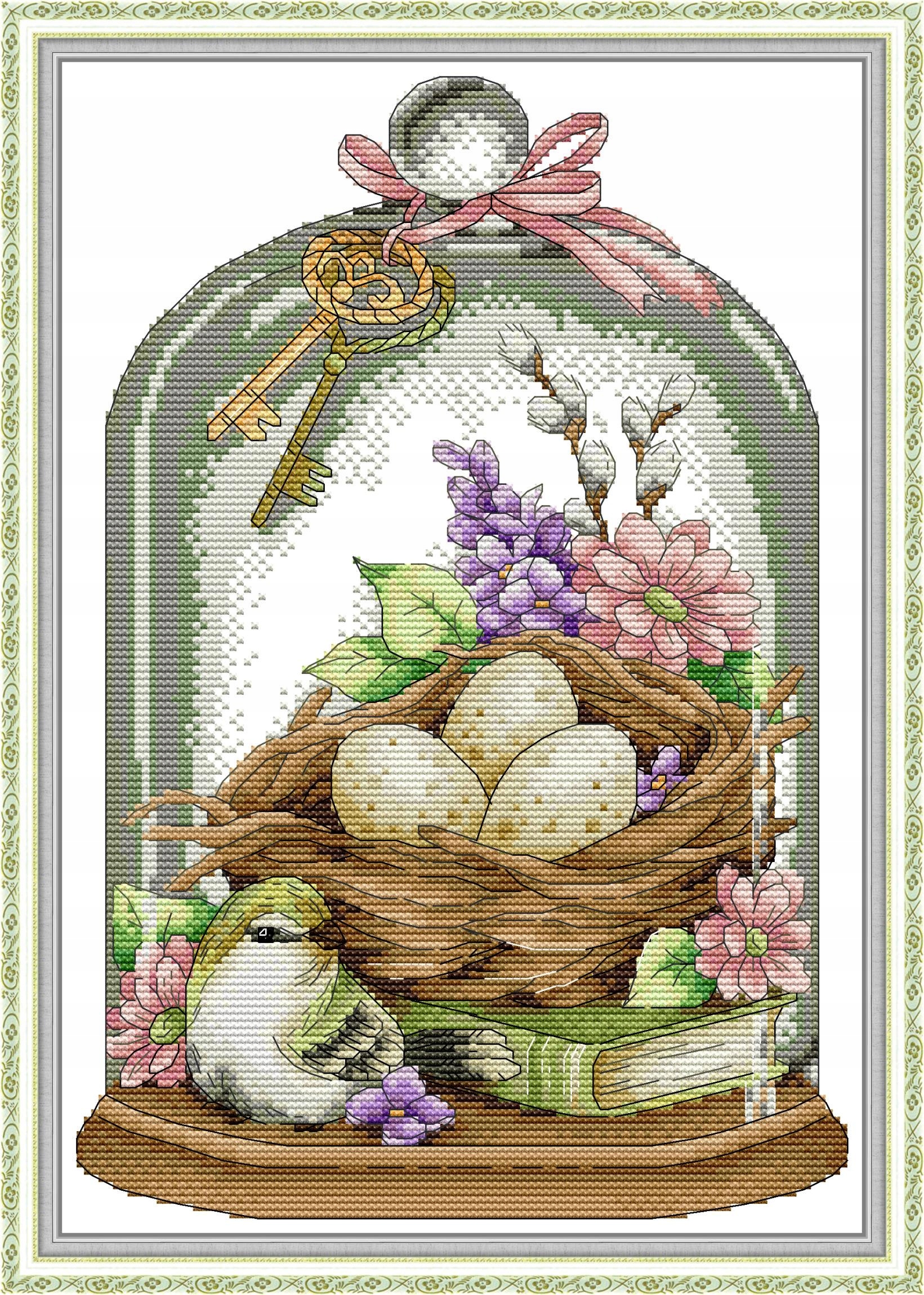 Kanva s potiskem sada (kanva, mulina)