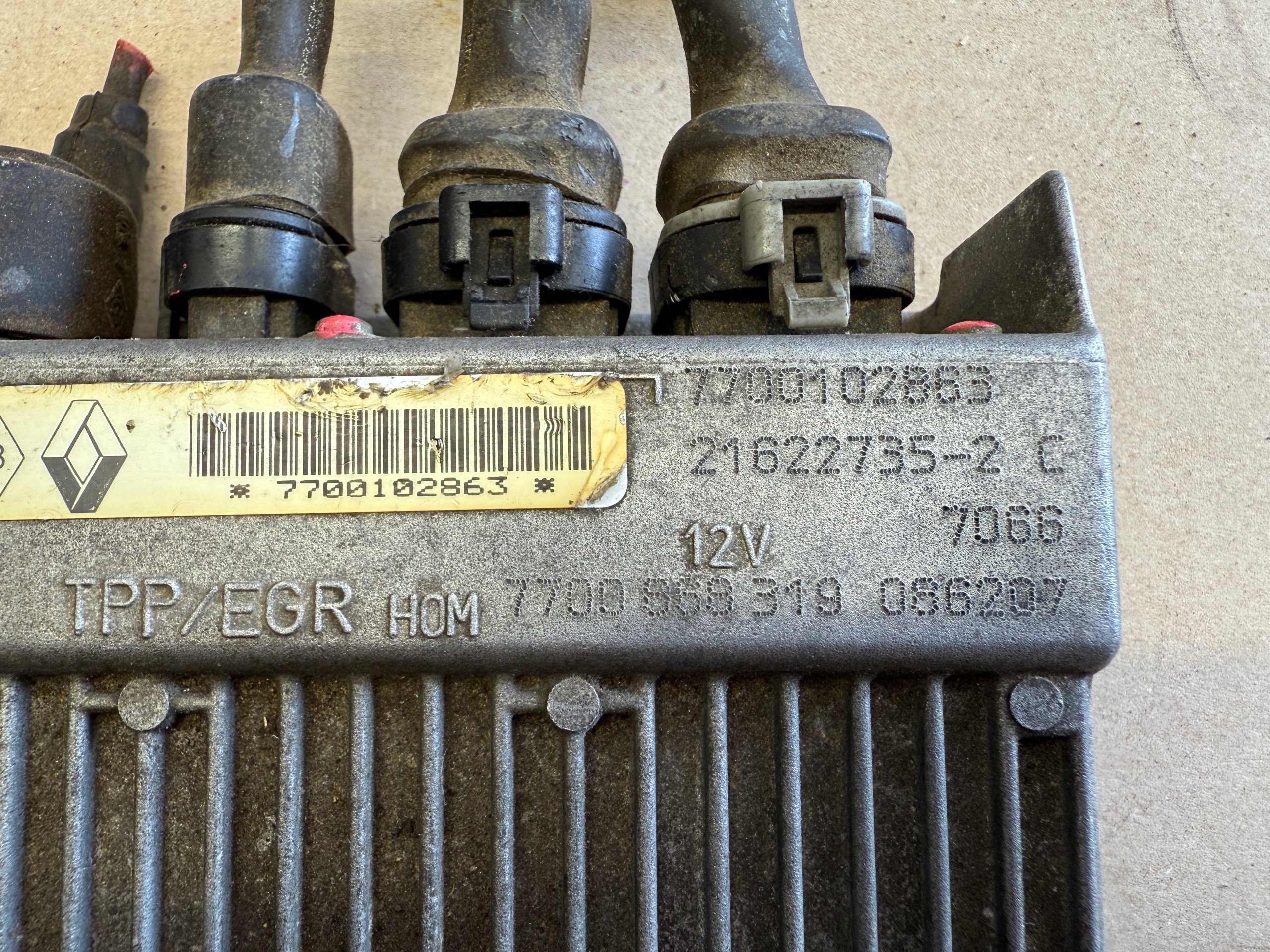 RENAULT Computer Bedienteil modul 7700102863