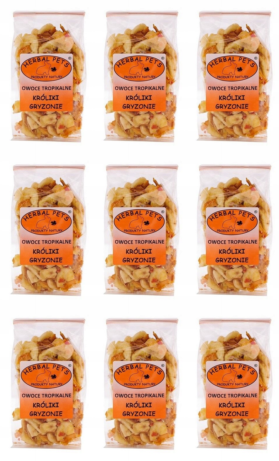 Levně Herbal Pets Tropické ovoce Hlodavci 9x75 g