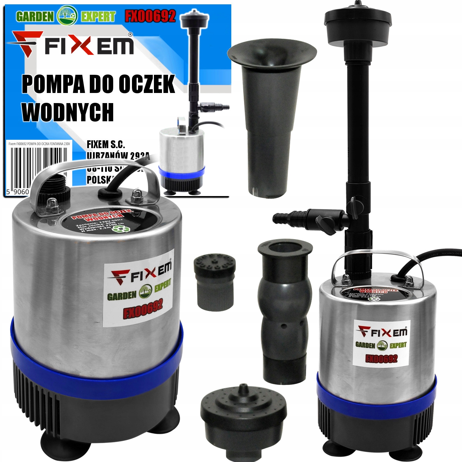Pumpa Do Jazierka Fontána 230V