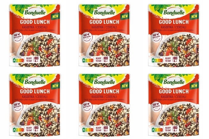 Levně 6 x 250 g Bonduelle Dobrá obědová kaše s bulgurem Karton