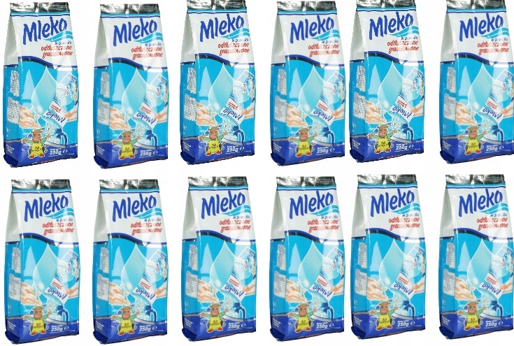 Levně 12 x 250 g Gostyń sušené mléko odtučněné, granulované Kartonové