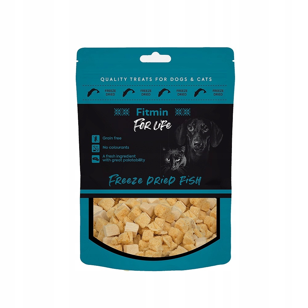 7X Fitmin Dog & Cat Lyofilizované ryby pro psy a kočky 30g