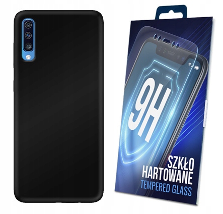 

Etui + Szkło Czarne Matt do Samsung Galaxy A70