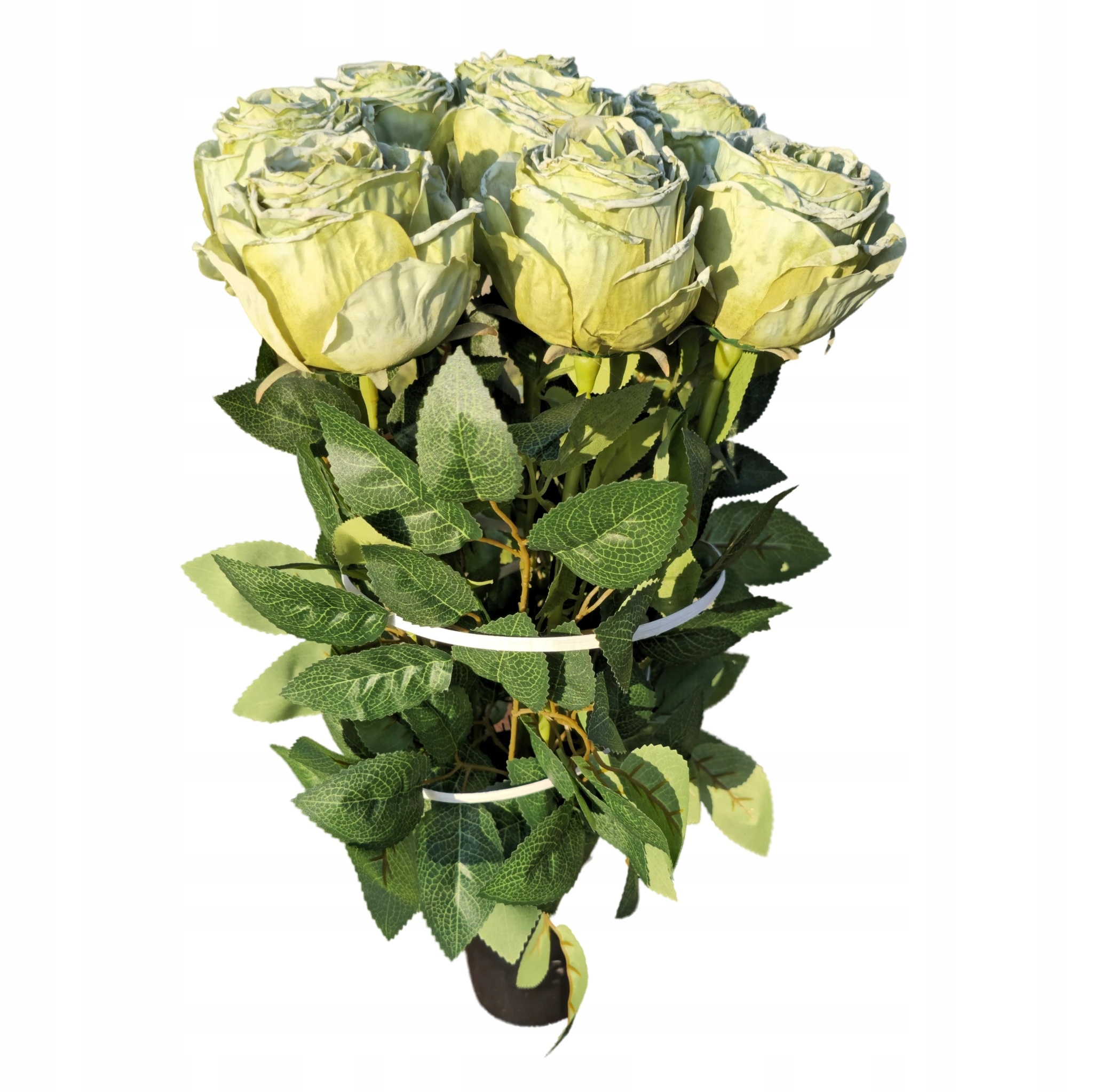 Kytice S Připalovanými Růžemi Dekorace Do Vázy Umělé Květy Na Hrob Hřbitov