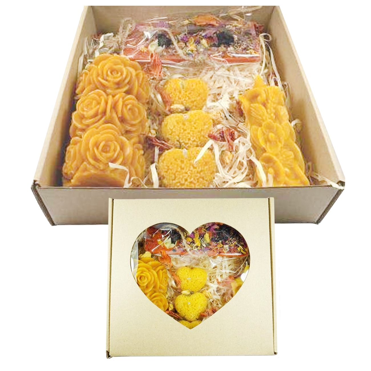 Vánoční Dárková Sada 5 Svíček Vonná Krabička V Dekorativní Krabičce