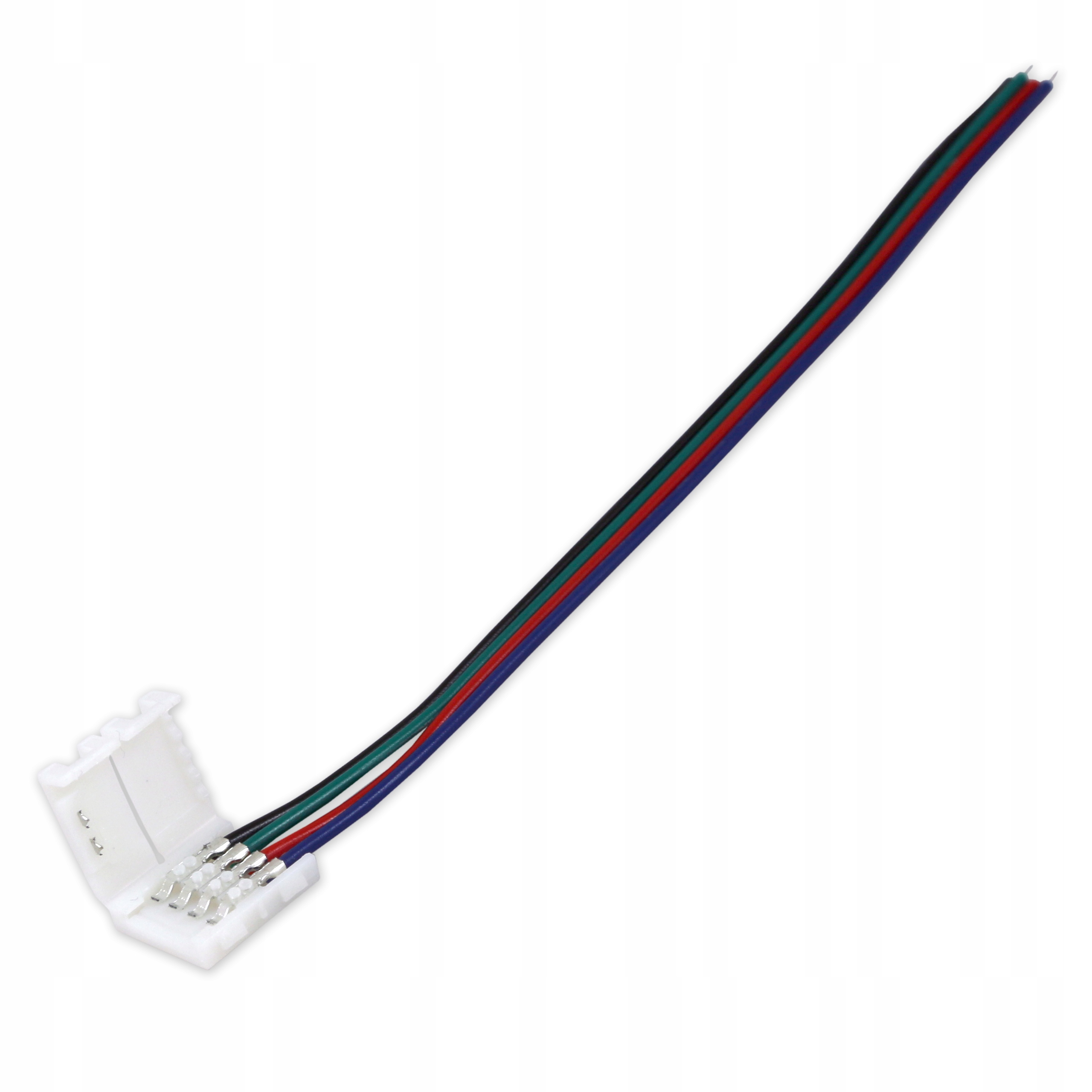 

Złączka do taśmy Led Rgb 10mm zatrzaskowa z kablem