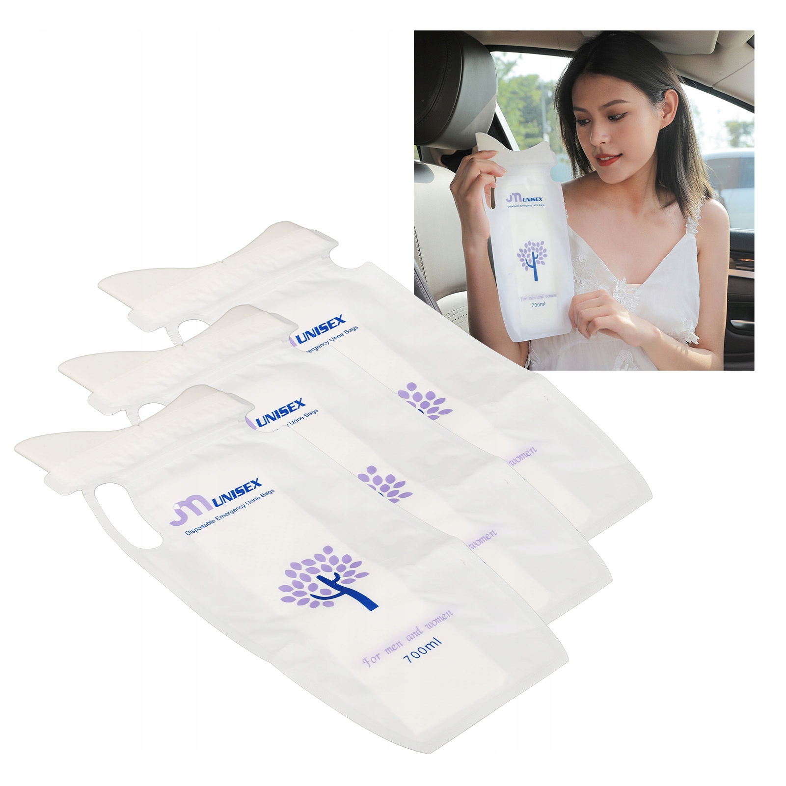 12SZT WORKI NA MOCZ JEDNORAZOWE 700ML