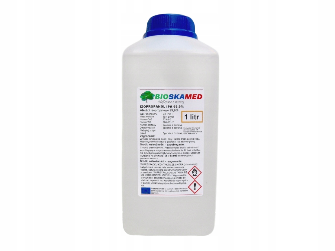 

Ipa 1L Alkohol izopropylowy, odtłuszczanie