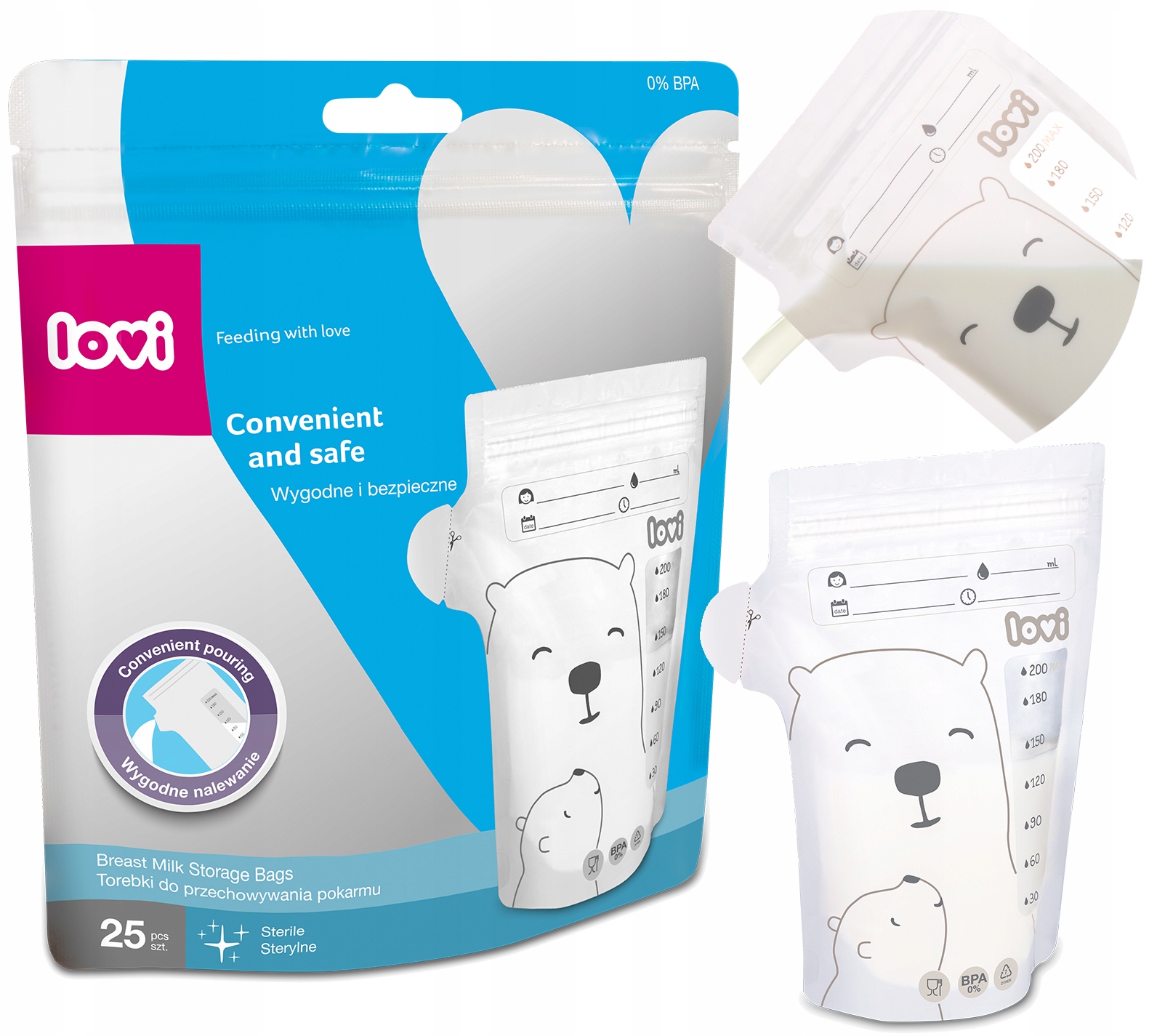 LOVI TOREBKI WORECZKI DO PRZCHOWYWANIA POKARMU 25