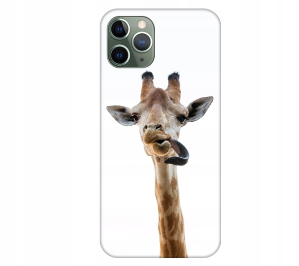 

Etui pokrowiec do iPhone 11 Pro Zyrafa smieszne zw