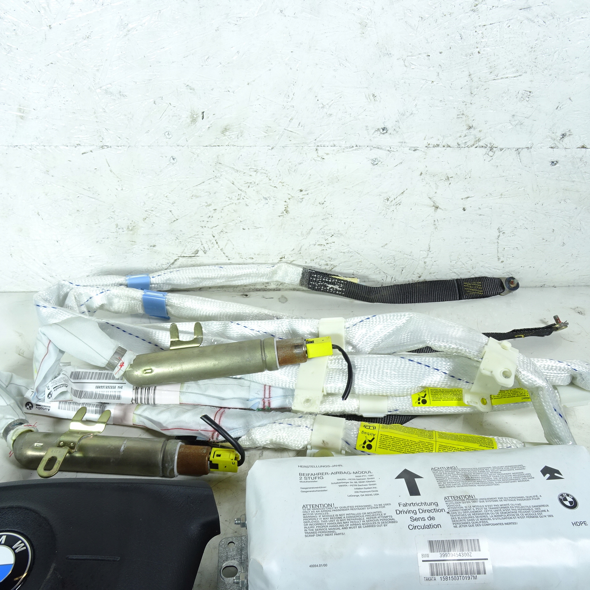BMW 3 E46 airbag POWIETRZNE airbag KOMPLET
