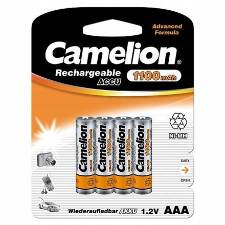 Camelion AAA/HR03, 1100 mAh, Rechargeable Batterie