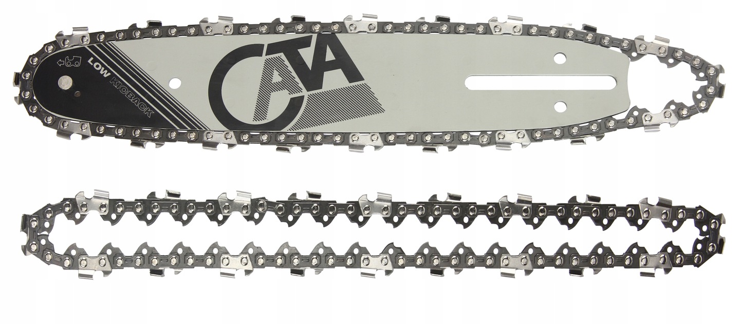 Prowadnica 25cm 10" + 2 łańcuchy gałęziówka Marka Cata