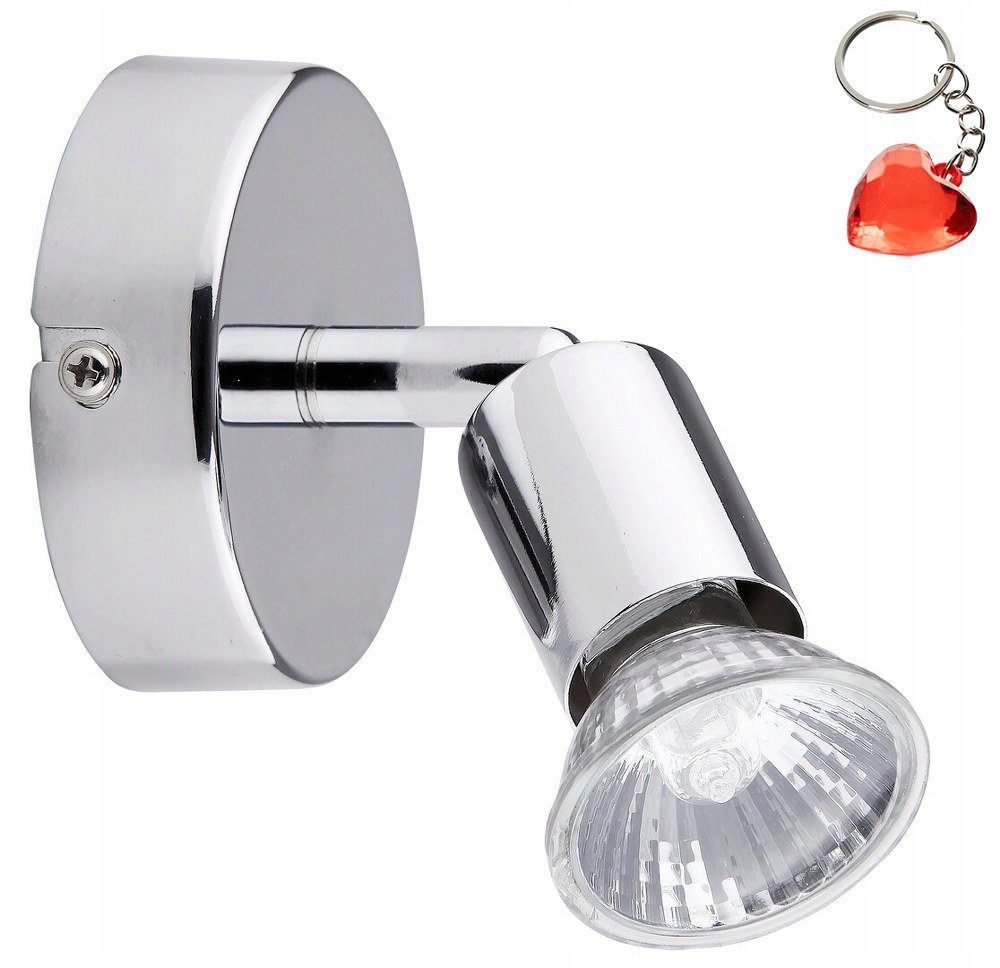 KINKIET LAMPA ŚCIENNA RABALUX CHROM GU10 STYLOWA ŁATWY MONTAŻ 24H