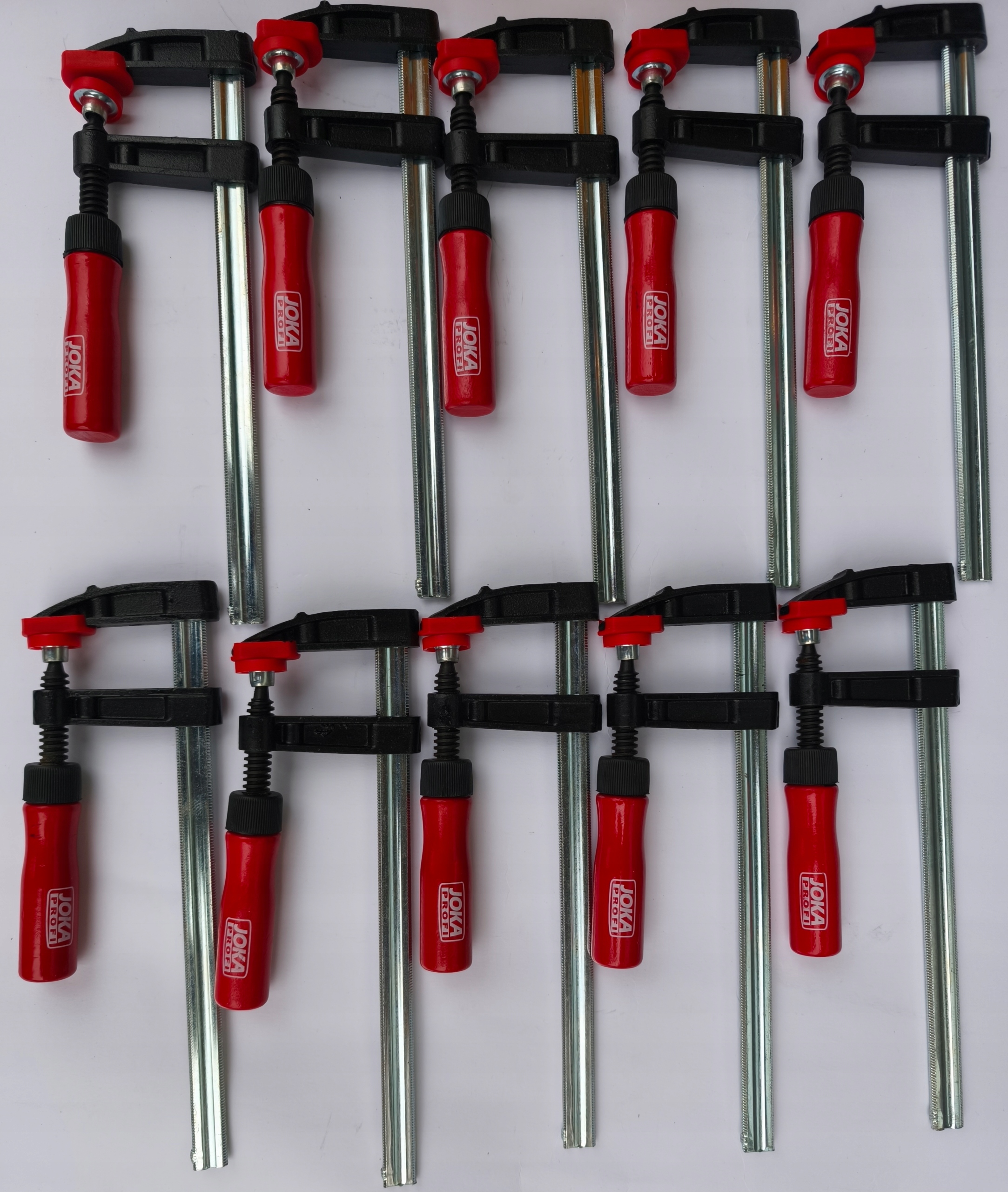 Joka Ścisk stolarski typ F 50x200mm, lepsza jakość lepsza cena 10szt.