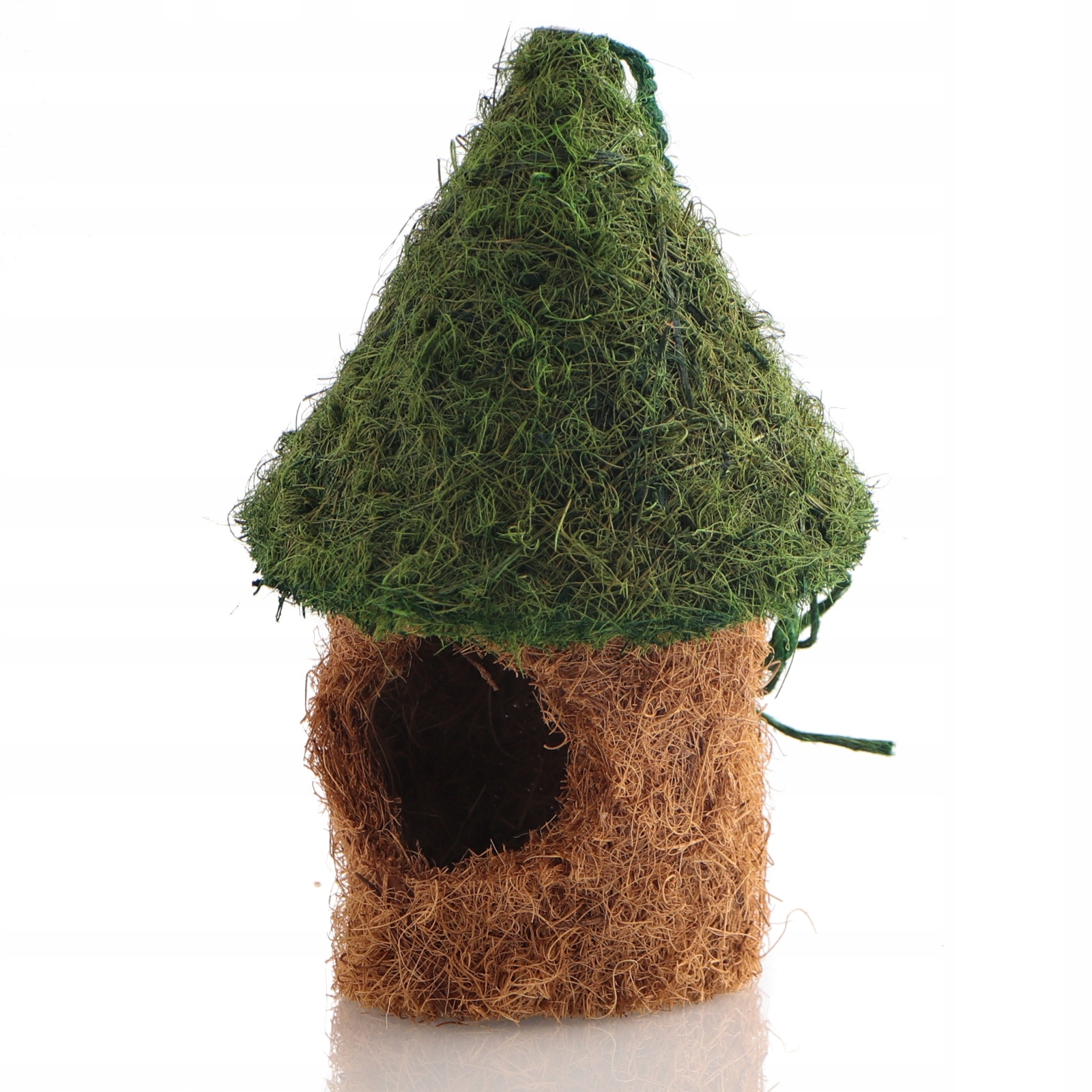 Levně Domeček Pro Křečka Hlodavce Přírodní Úkryt Hračka Do Klece Ze Dřeva