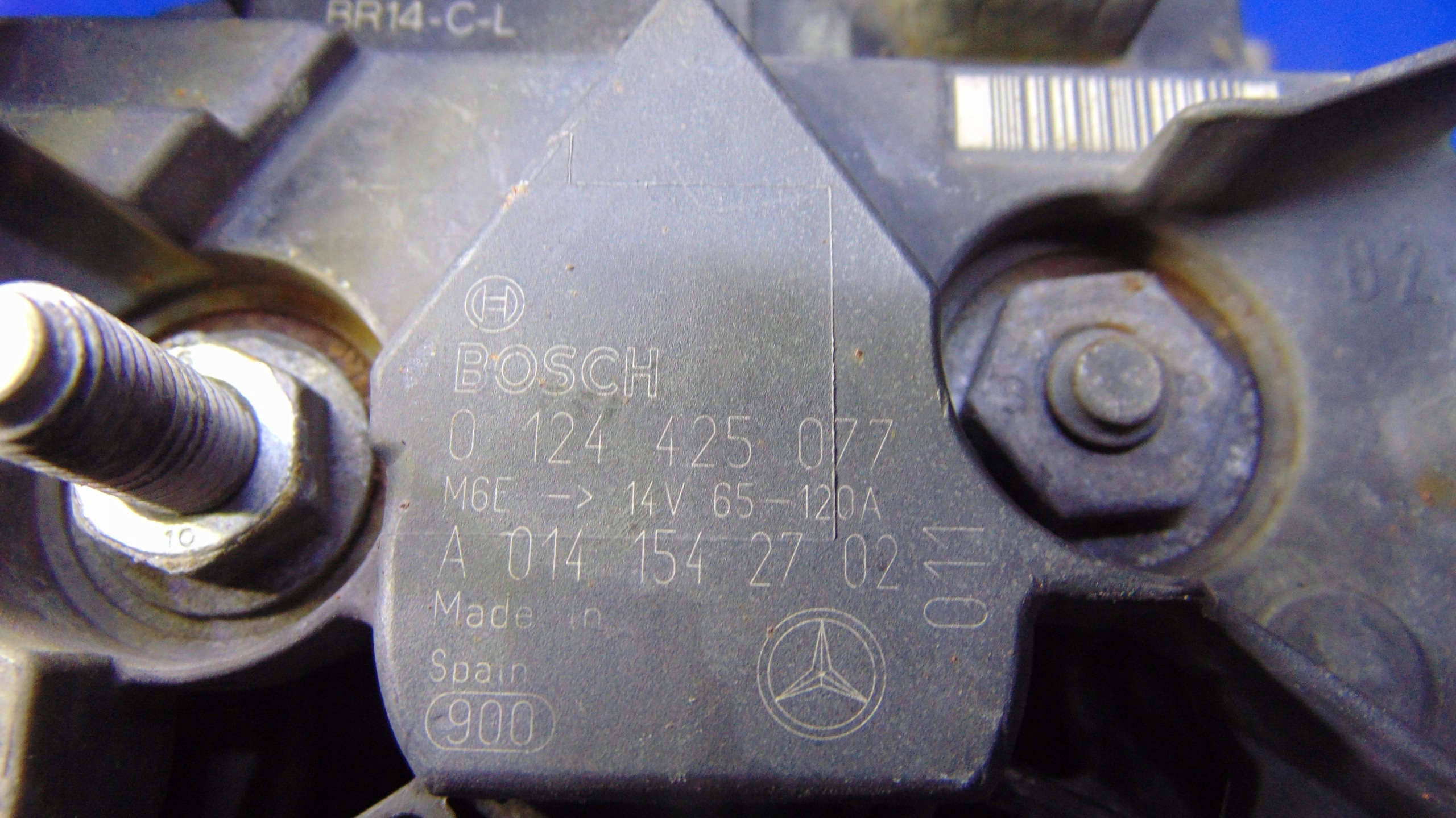 alternator 2.2CDI MERCEDES SPRINTER 906 06-18 ROK