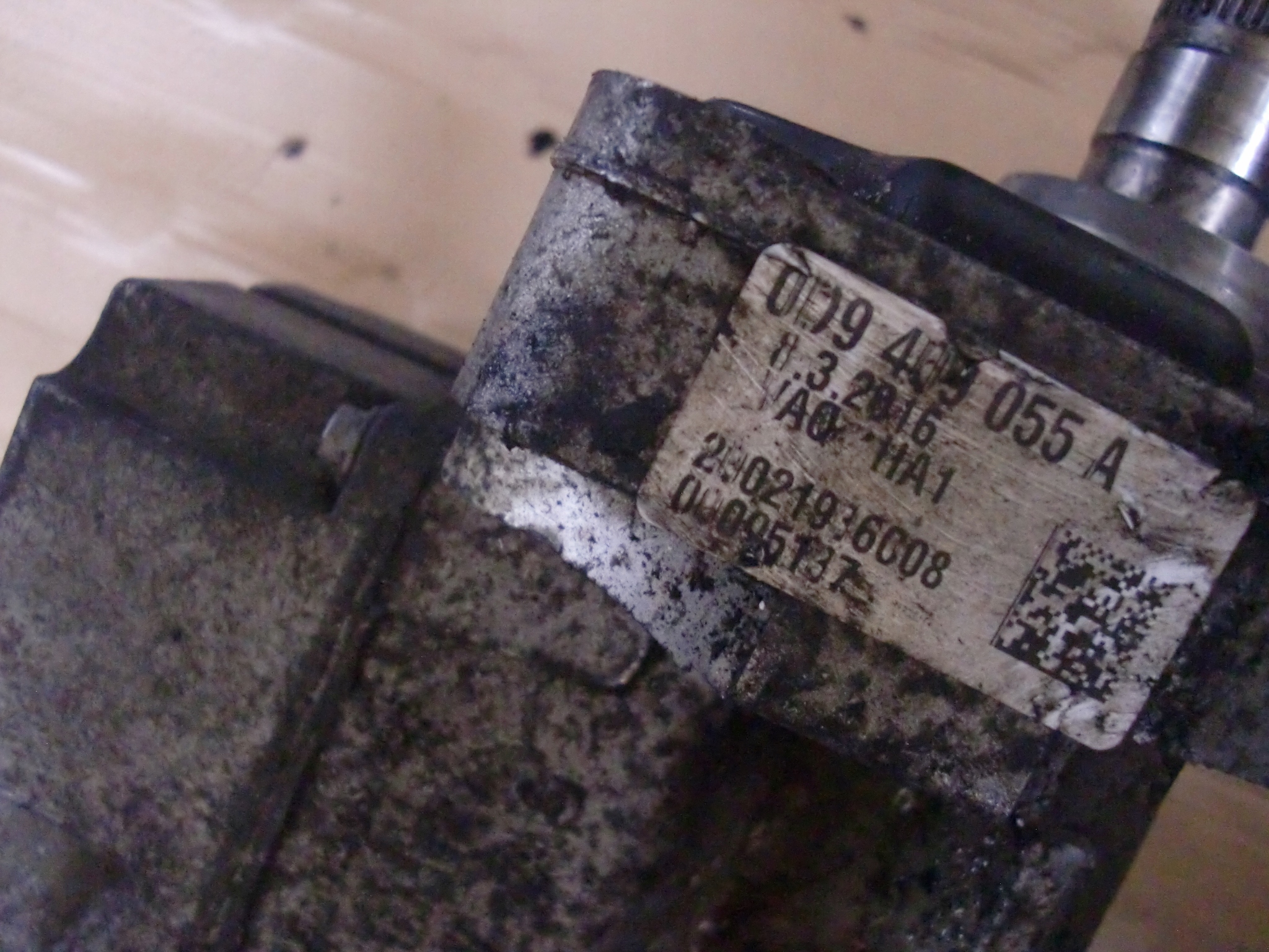 AUDI VW blocking MECHANIZMU ROZNICOWEGO 0D9409055A