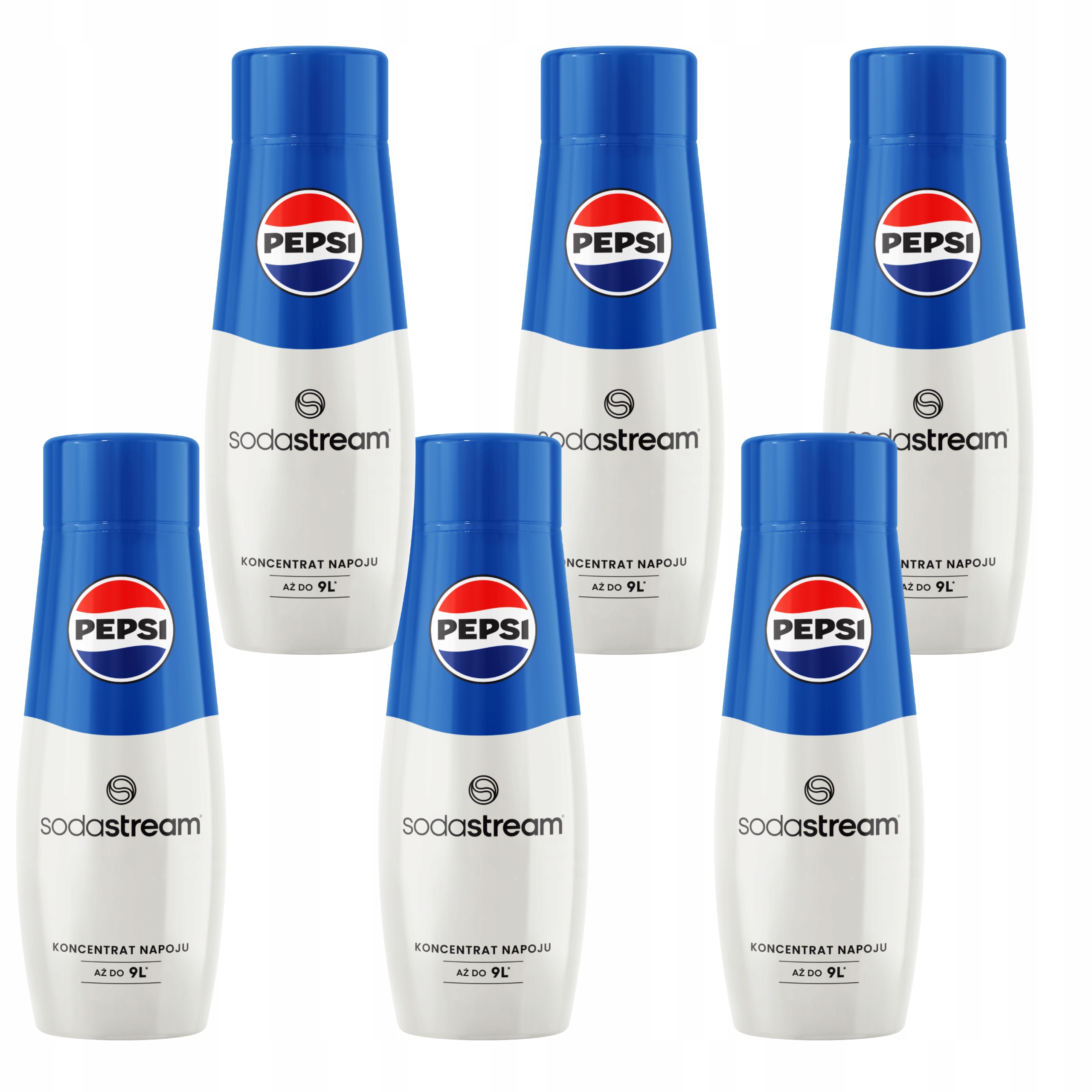 Levně Pepsi sirup SodaStream Koncentrát Cola do vody pro saturátor 440 ml x 6