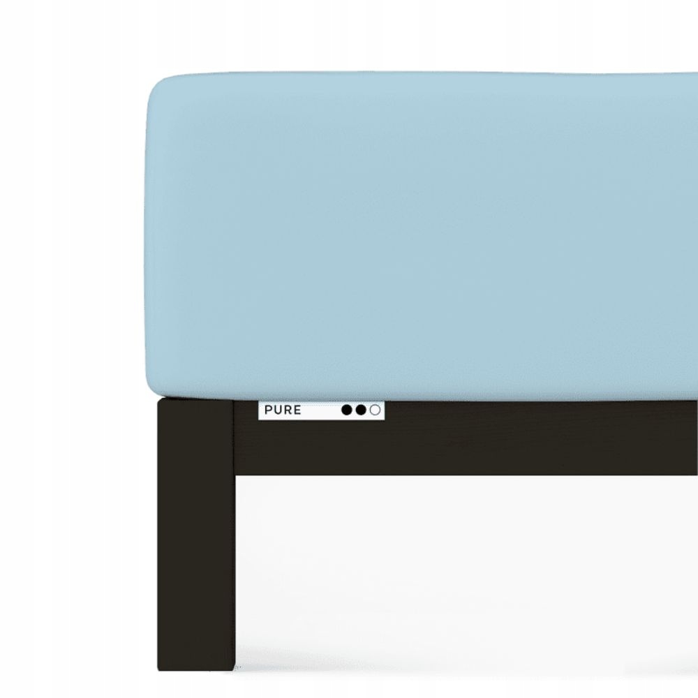 Prostěradlo Schlafgut Pure Standard 180x190-200x220 cm Blue Light 536