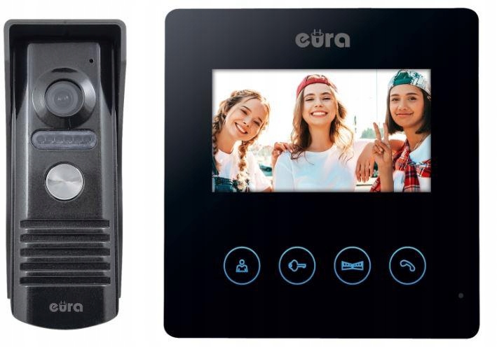 Videovrátnik Eura VDP-52A3 Atira S Funkciou Obsluhy 2 Vstupov K