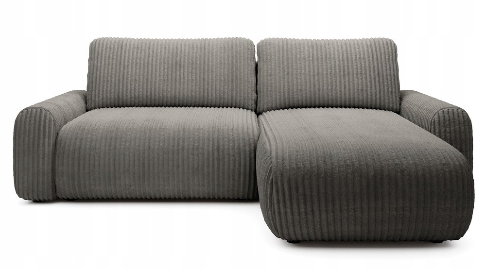 Rohová Sedací Souprava s funkcí spaní Lelu univerzální, tmavě béžová