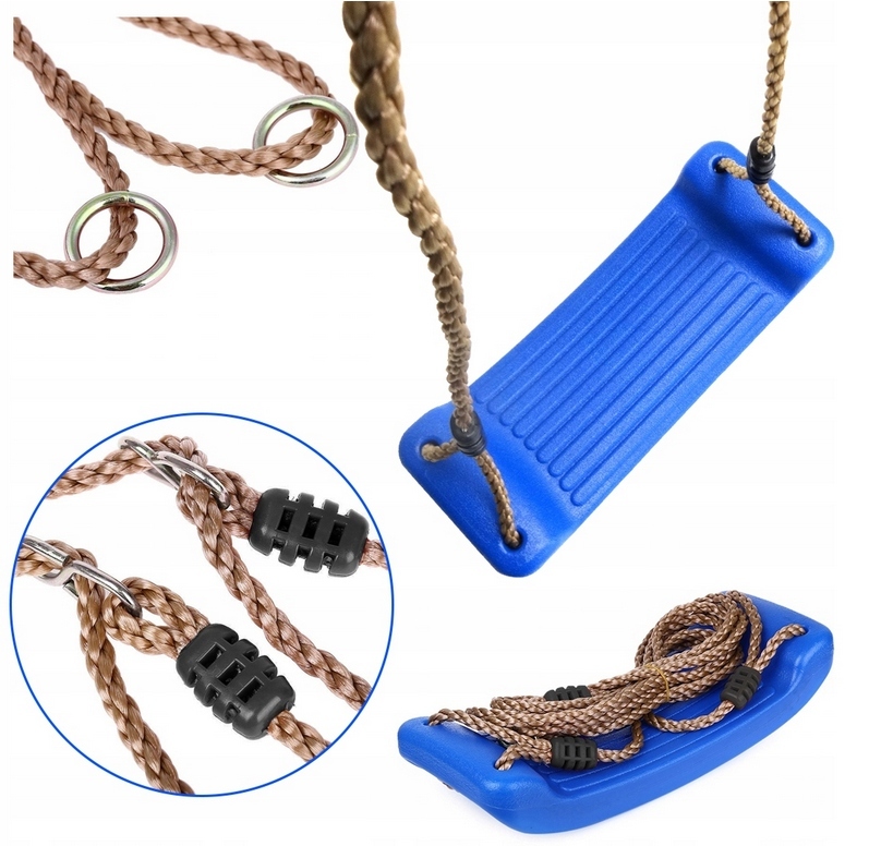 HUŚTAWKA OGRODOWA DOMOWA BEZPIECZNA DLA DZIECI DESKA SIEDZISKO PLASTIKOWA EAN (GTIN) 59038999209544