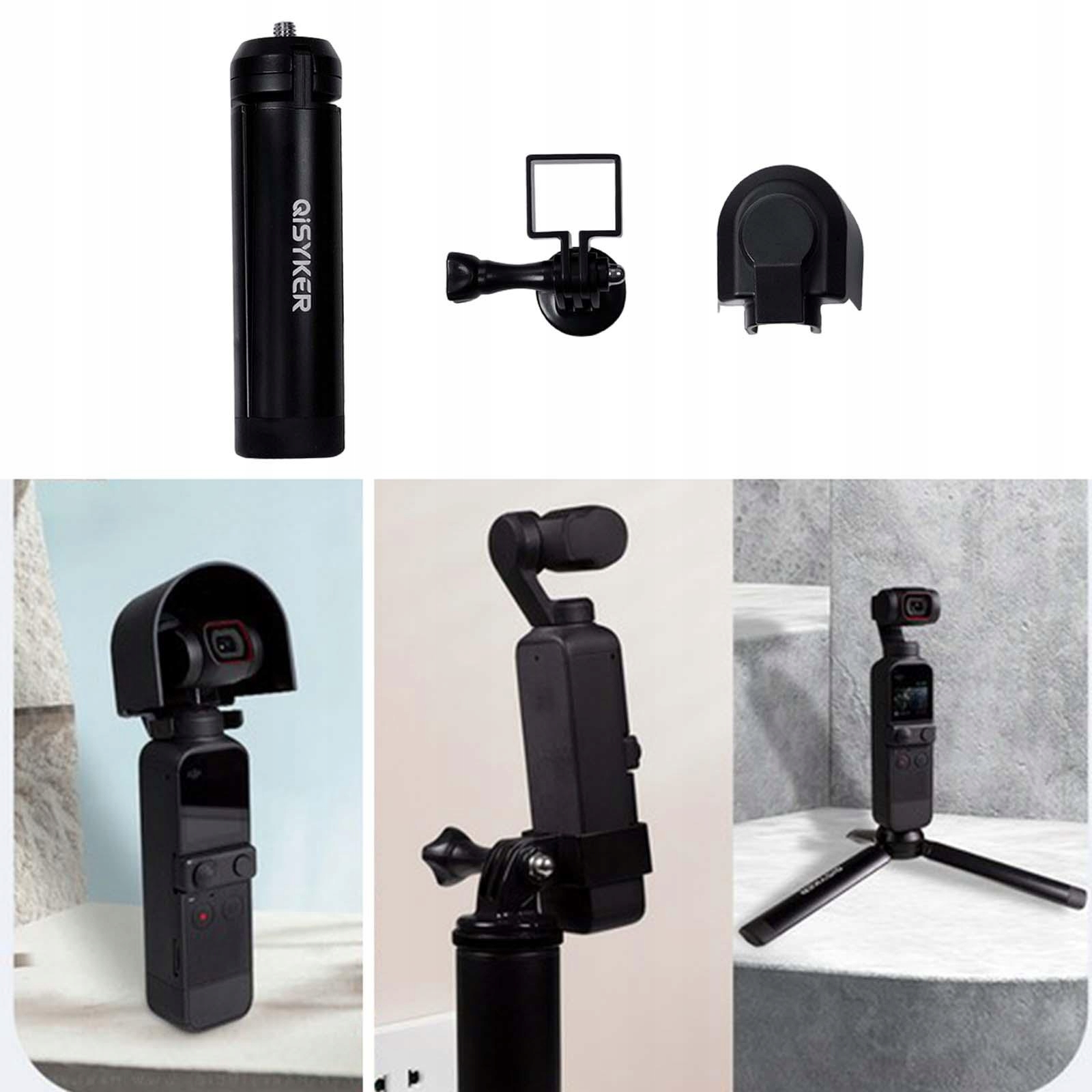 Mini Tripod with Lens Protective Cap Monopod Marka Blesiya