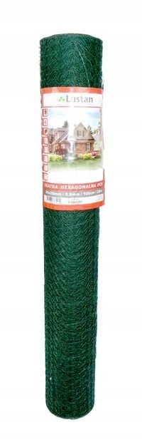 Siatka heksagonalna izolacyjna Pcv Lustan 25 mb 13mm x 13mm 100 cm