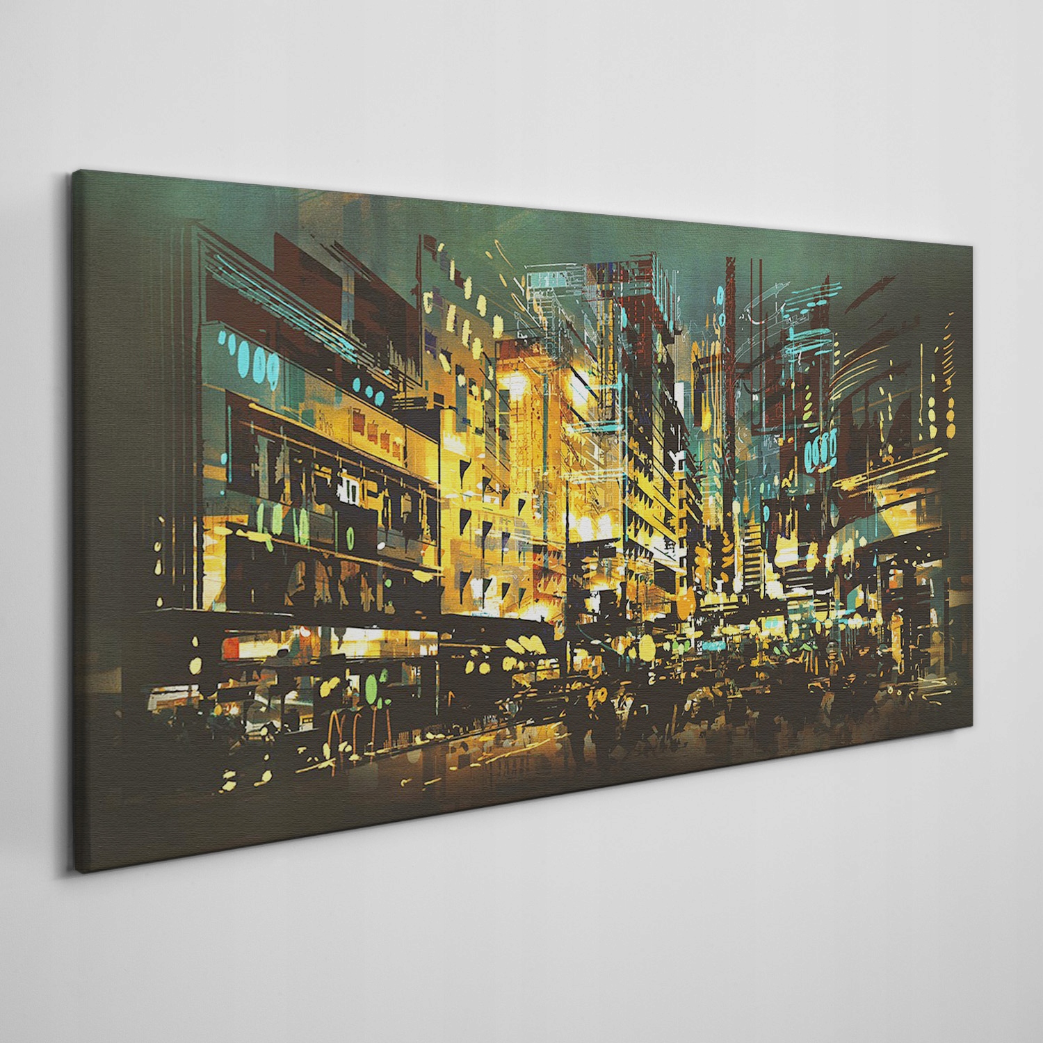 

Obraz na płótnie na ramie Miasto noc 140x70 cm