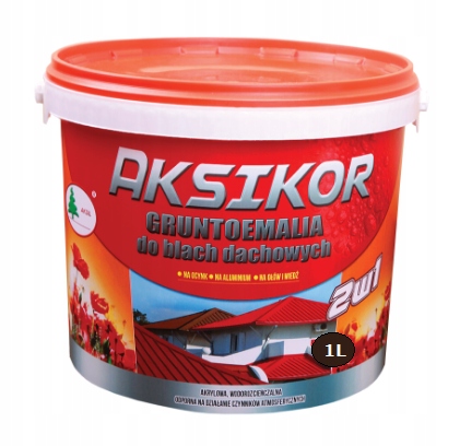 FARBA GRUNTOEMALIA NA DACH OCYNK ALUMINIUM 1L