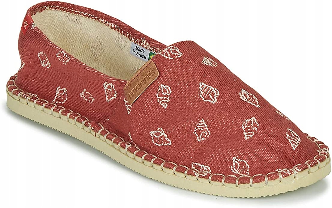 HAVAIANAS ESPADRYLE CZERWONE WSUWANE WZÓR 41 1ŻGP