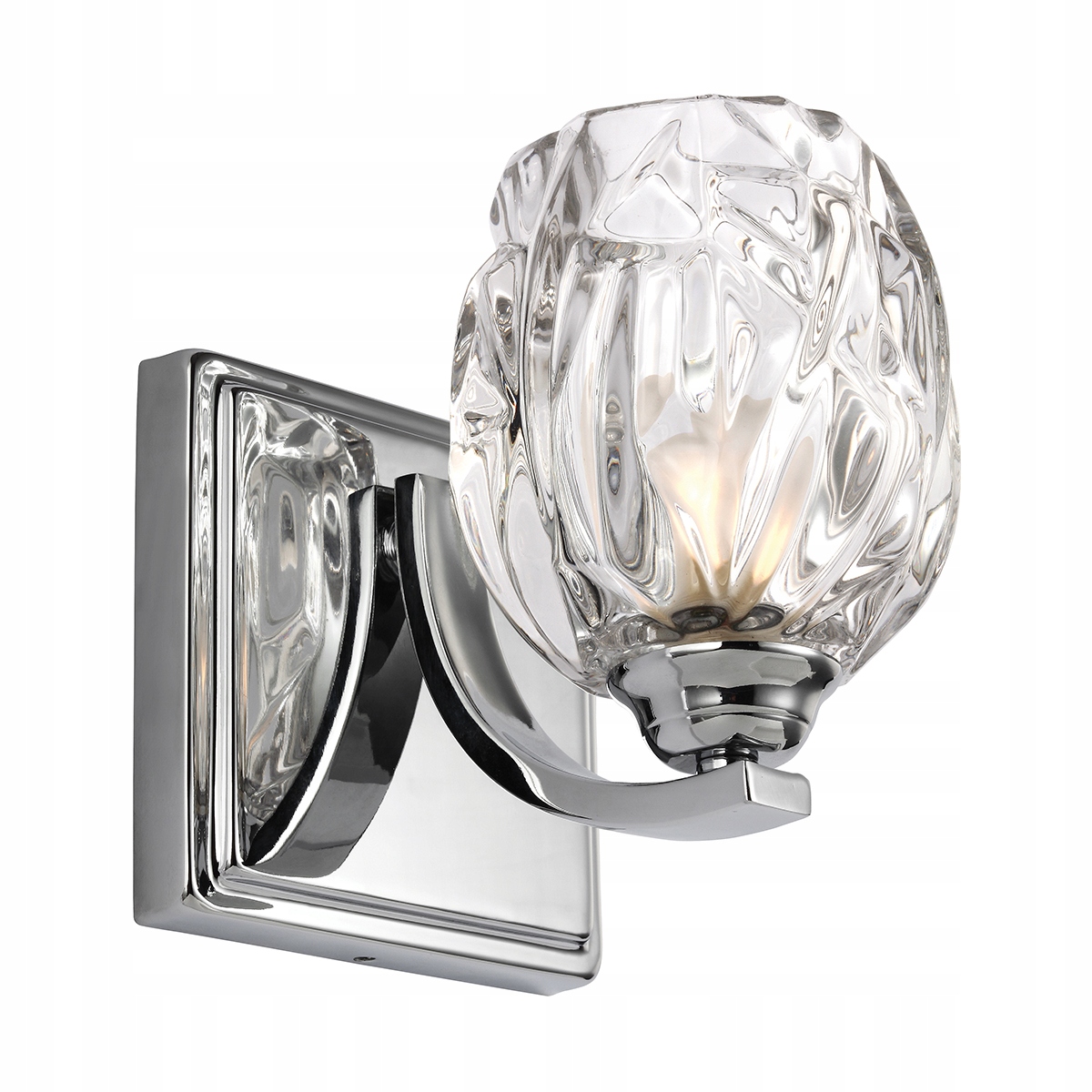 Kryštálová nástenná lampa Kalli 1xG9 3W Chróm Feiss Led IP44 nástenná