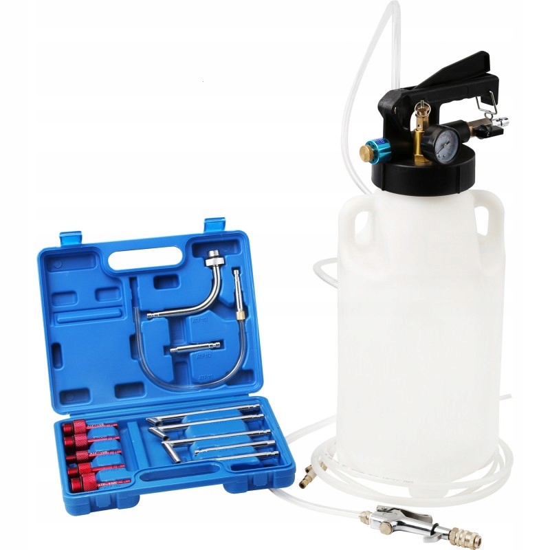 Pneumatický přístroj na výměnu oleje v automatických převodovkách 8L