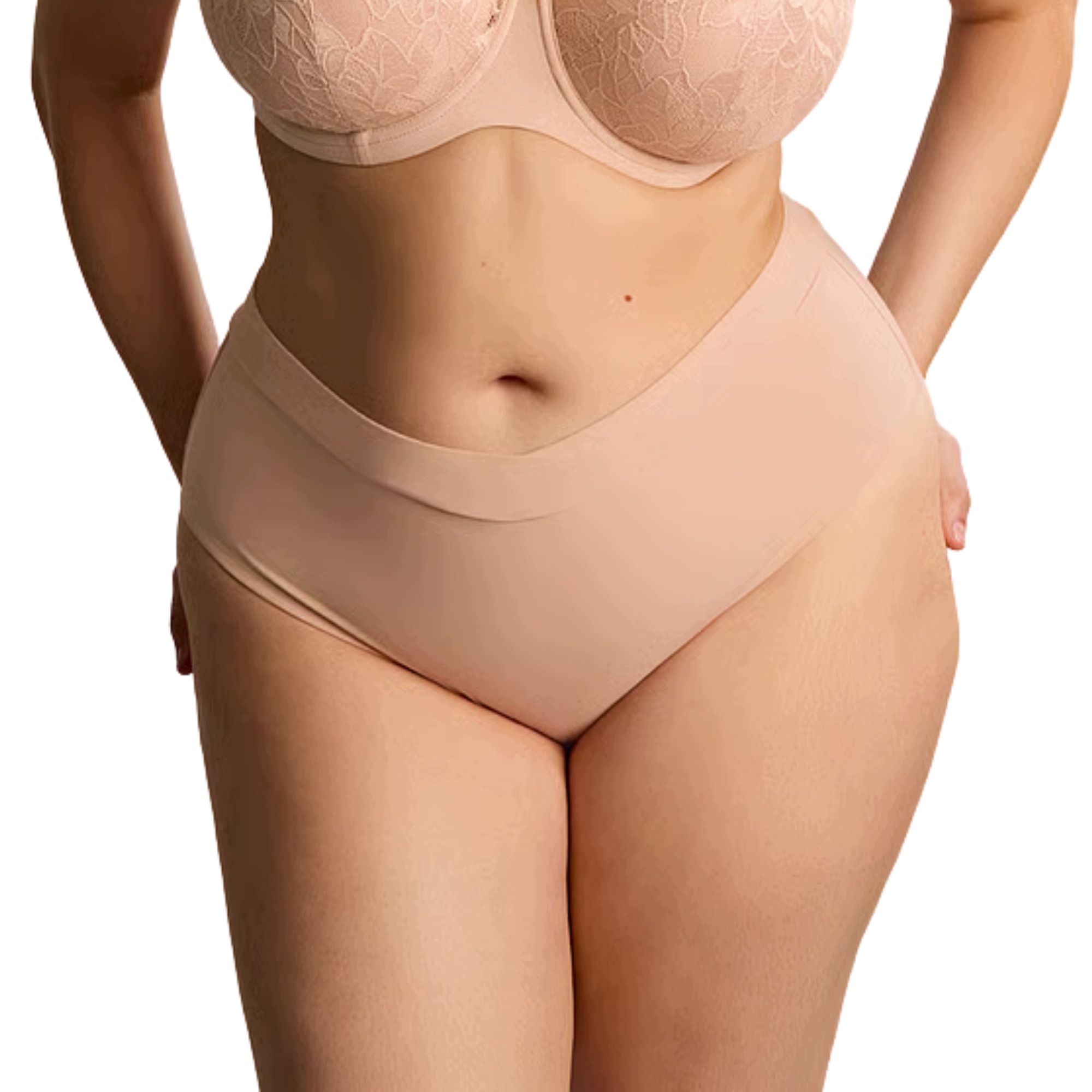 Kalhotky Sculptresse hladké bezešvé Deep Brief Cameo rose béžové 40