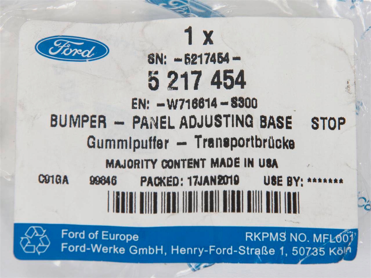 ODBÓJ MASKI FORD KUGA 2012-2013- _ 5217454 _ W716614-S300 Numer katalogowy części W716614-S300