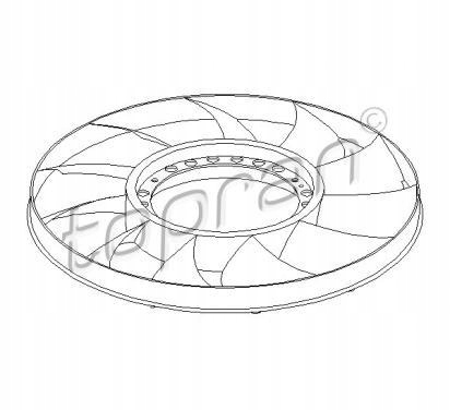 111 410 - HANS PRIES ВЕНТИЛЯТОР РАДИАТОРА ПРОПЕЛЛЕР AUDI SKODA