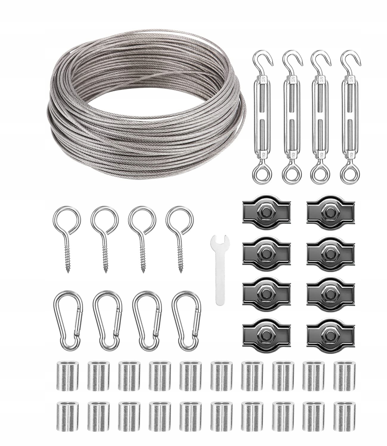 

Linka Stalowa Zestaw 2MM 30M Nierdzewna 42W1 7x7