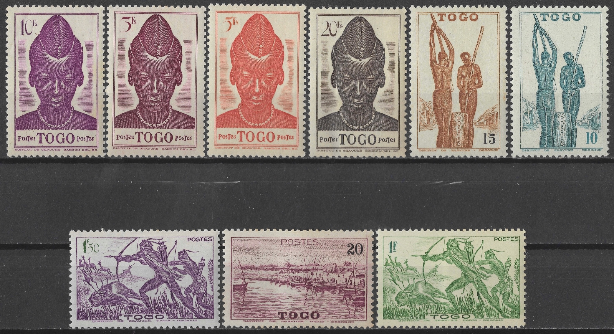 Togo - kultura* (1942-1944) SW 201-209