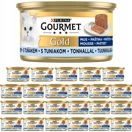 Levně Gourmet Gold pěna s tuňákem 24x85 g