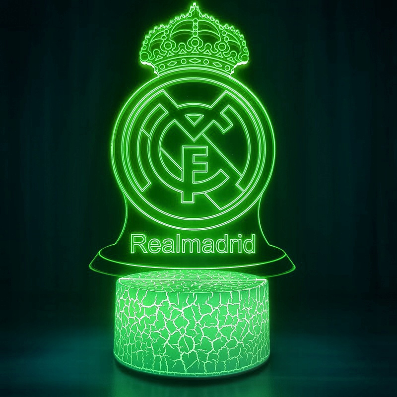 Lampka 3D nocna led usb + pilot Real Madryt Marka inny