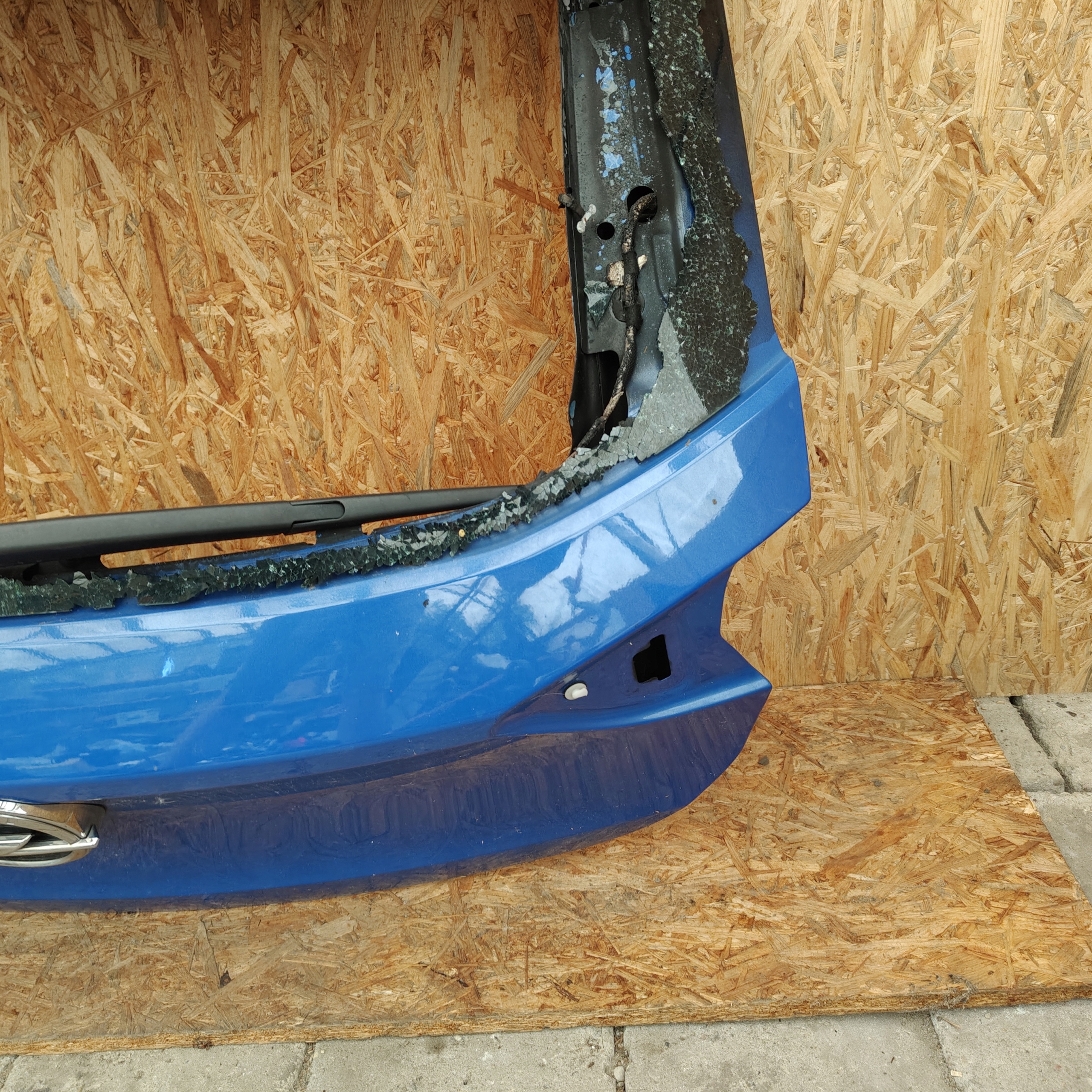 trunk door boot rear part OPEL CORSA F unprotected